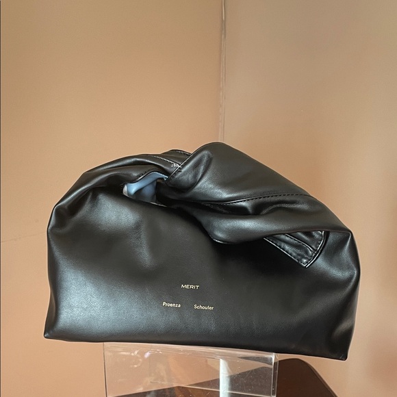 Proenza Schouler Handbags - Proenza Schouler Black Vegan Knot Bag / clutch/ makeup case